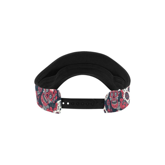 Sugar Skull Print Design LKS303 Unisex Sun Visor
