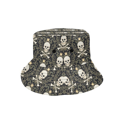 Skull King Print Design LKS307 Unisex Bucket Hat