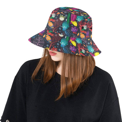 Underwater Cute Print Design LKS303 Unisex Bucket Hat