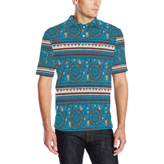 Dream catcher aztec Men Polo Shirt