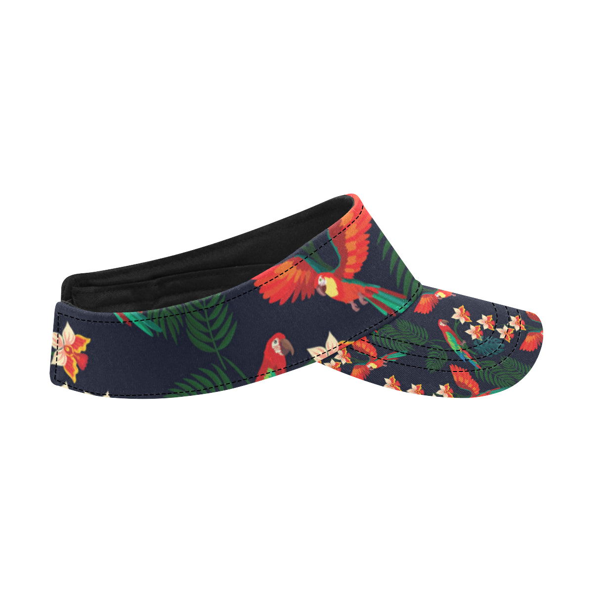 Macaw Pattern Print Design 02 Unisex Sun Visor