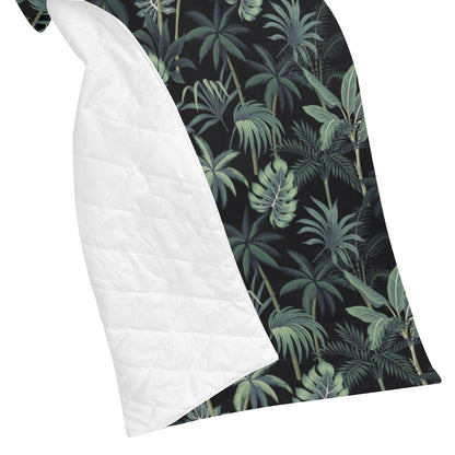 Rainforest Pattern Print Design RF02 Premium Quilt