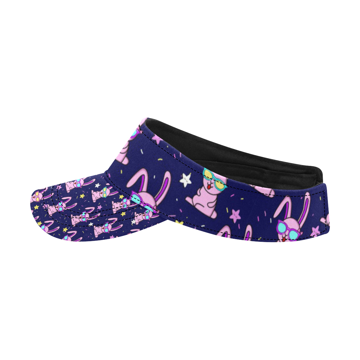 Rabbit Baby Pattern Print Design RB015 Unisex Sun Visor