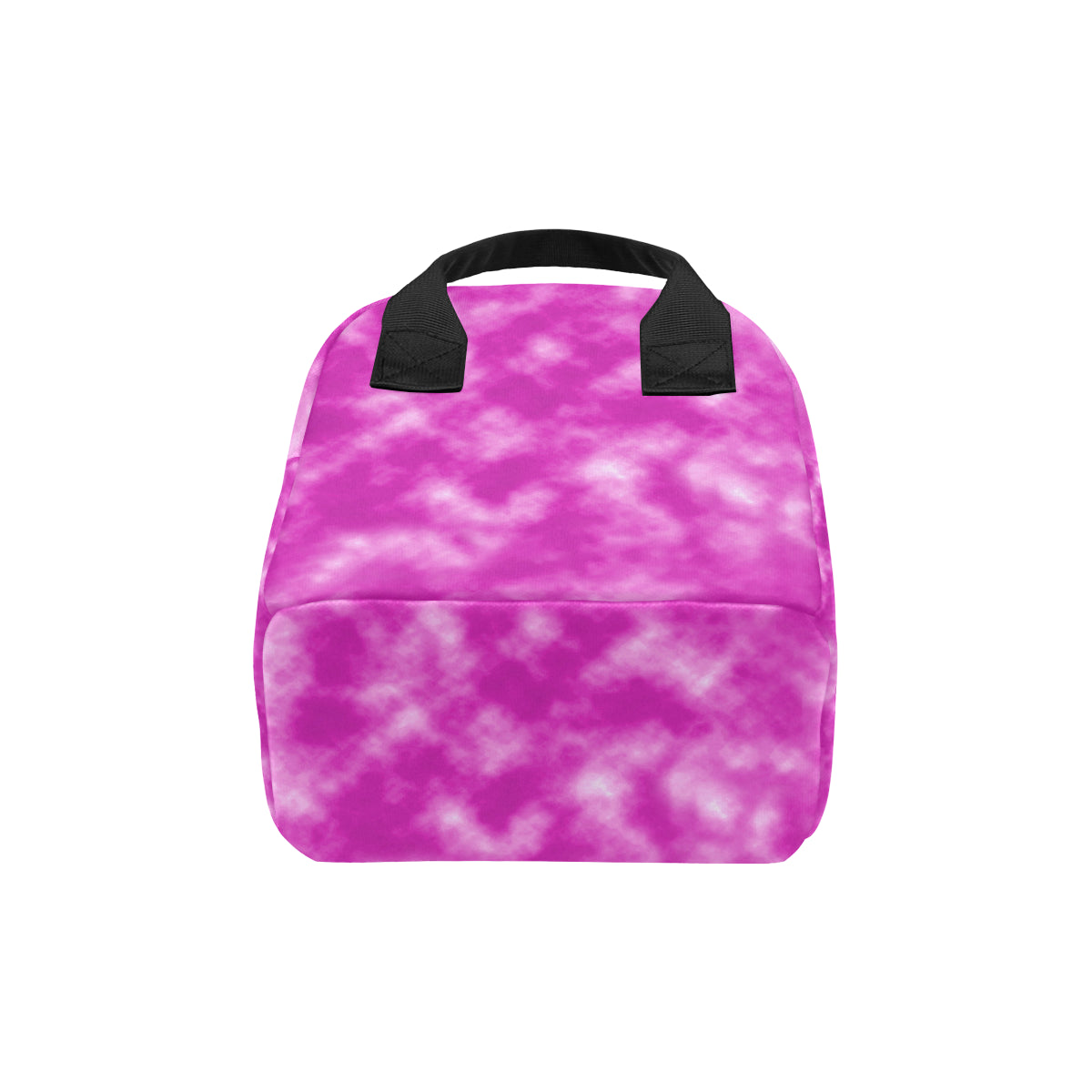 Tie Dye Pink Design Print Insulated Lunch Bag