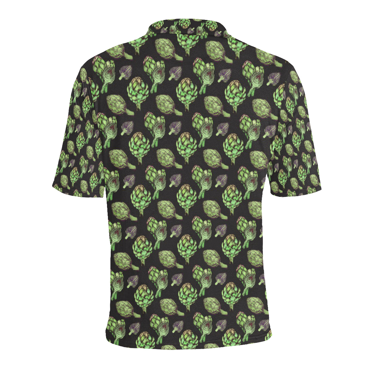 Artichoke Pattern Print Design 02 Men Polo Shirt