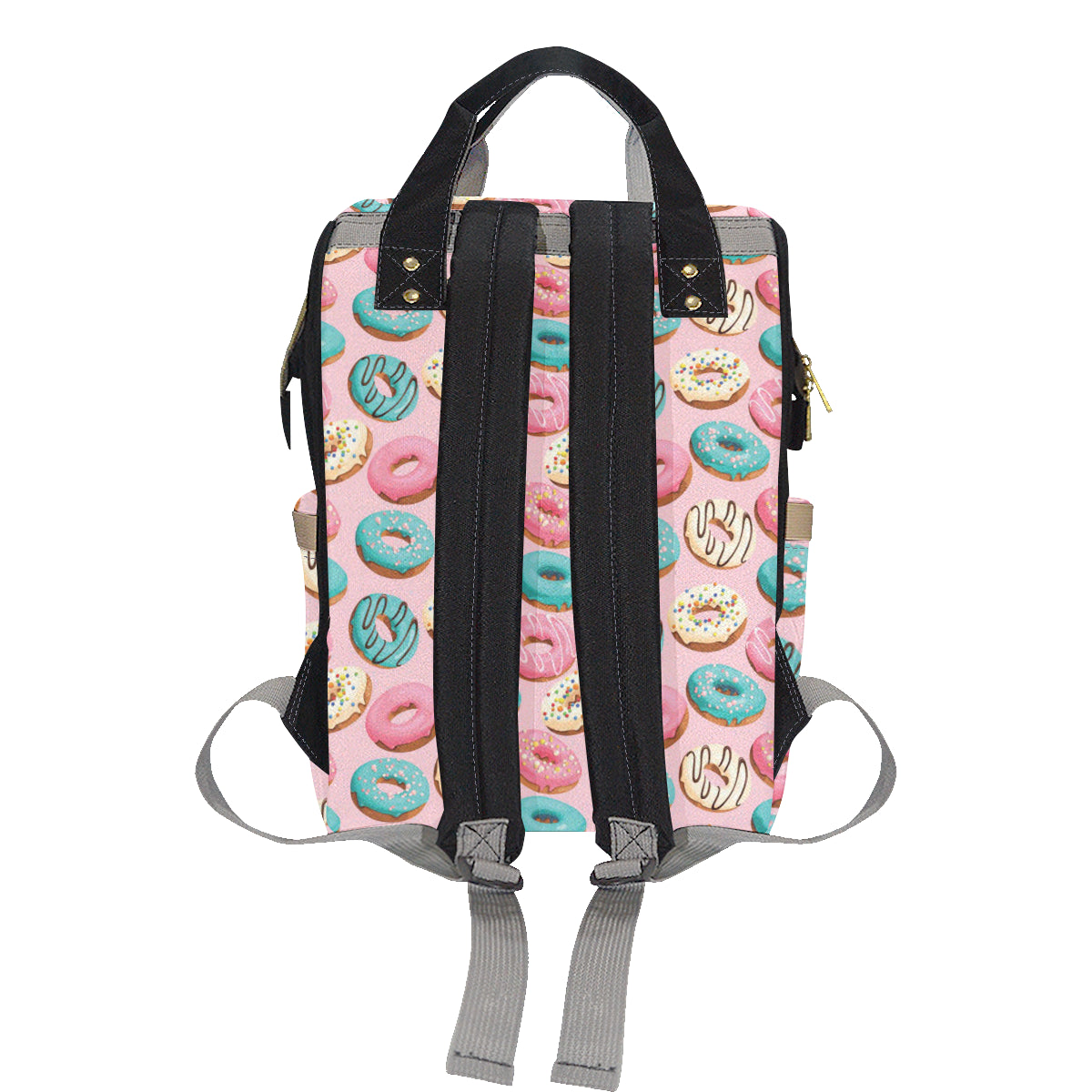 Donut Pattern Print Design DN06 Diaper Bag Backpack