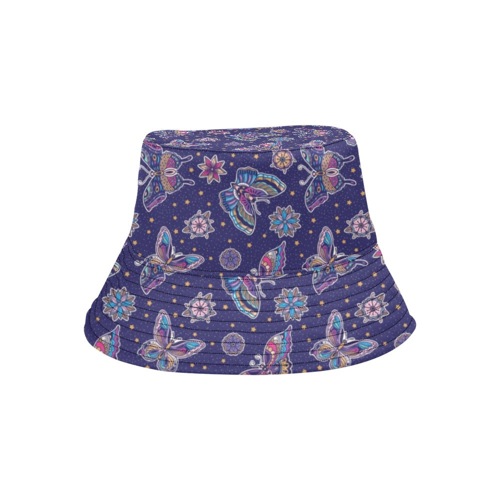 Butterfly Print Design LKS303 Unisex Bucket Hat