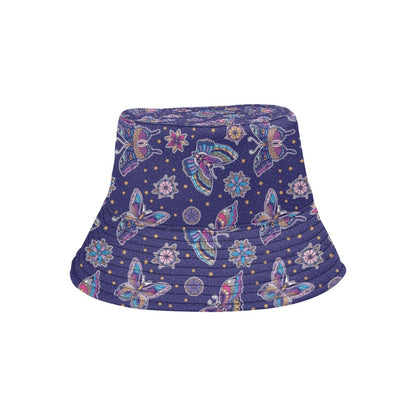 Butterfly Print Design LKS303 Unisex Bucket Hat