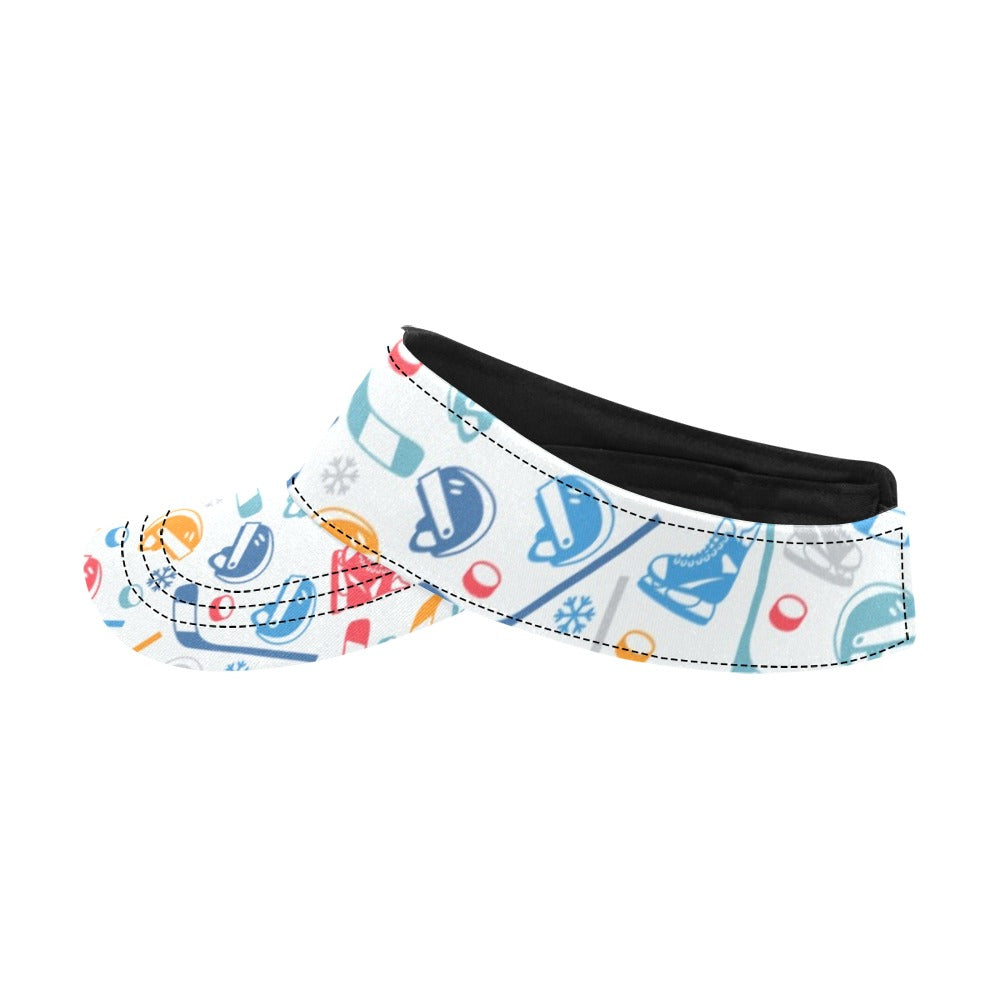Hockey Equipment Print Design LKS301 Unisex Sun Visor