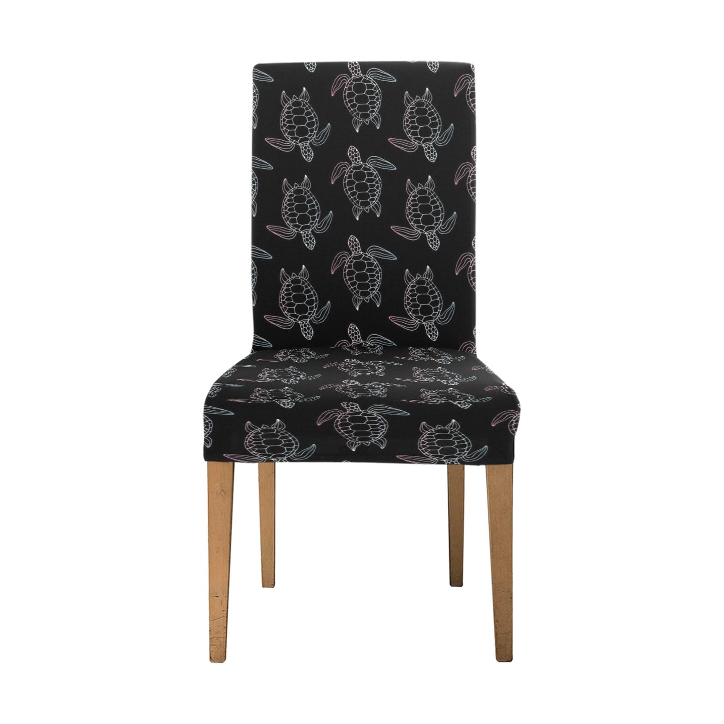 Sea Turtle Print Design LKS3012 Dining Chair Slipcover