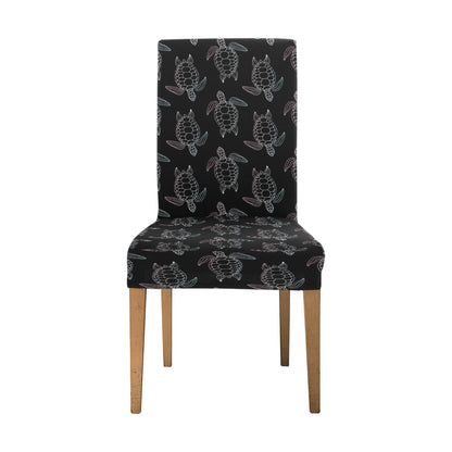 Sea Turtle Print Design LKS3012 Dining Chair Slipcover