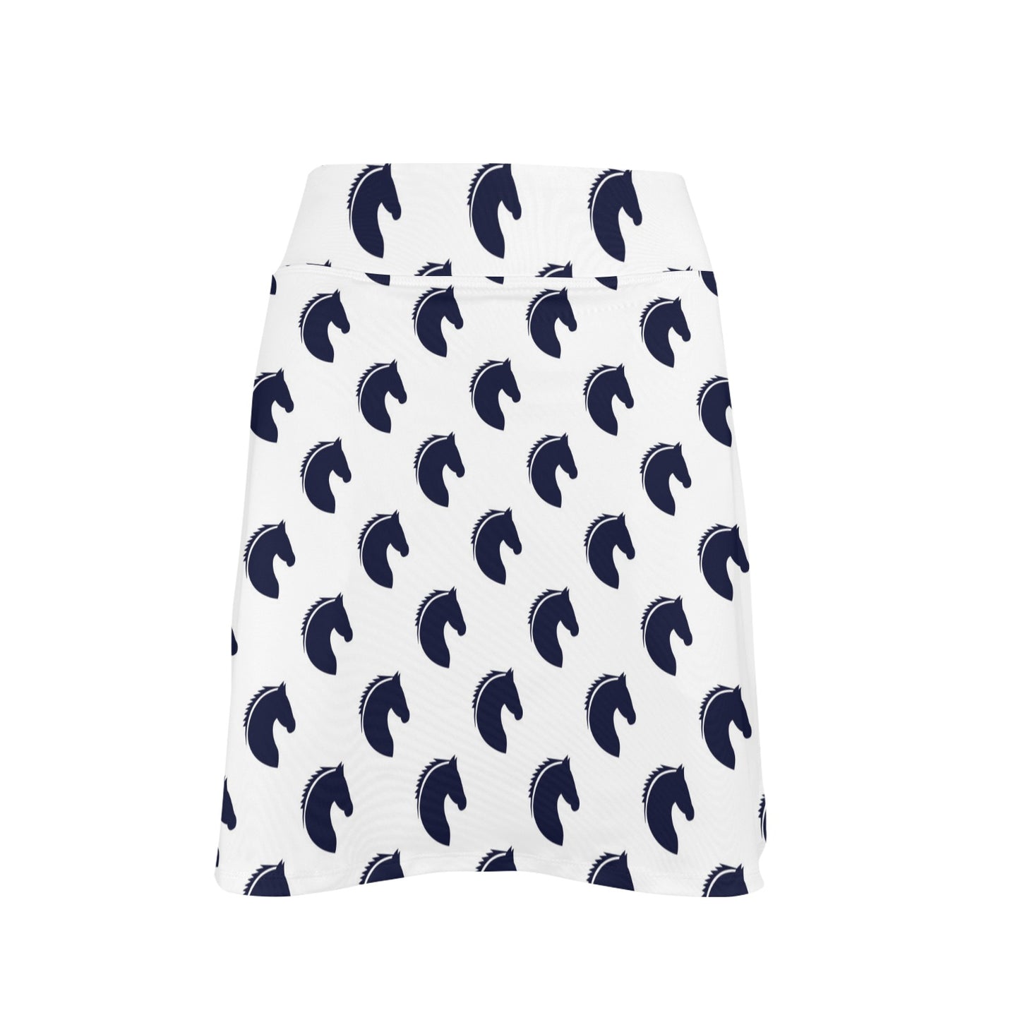 Horse Head Print Design LKS303 17" Golf & Pickleball Skort with Pockets