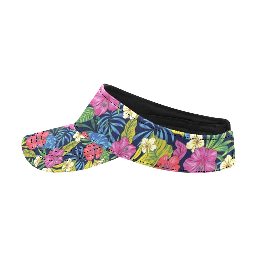 Hibiscus Print Design LKS3010 Unisex Sun Visor