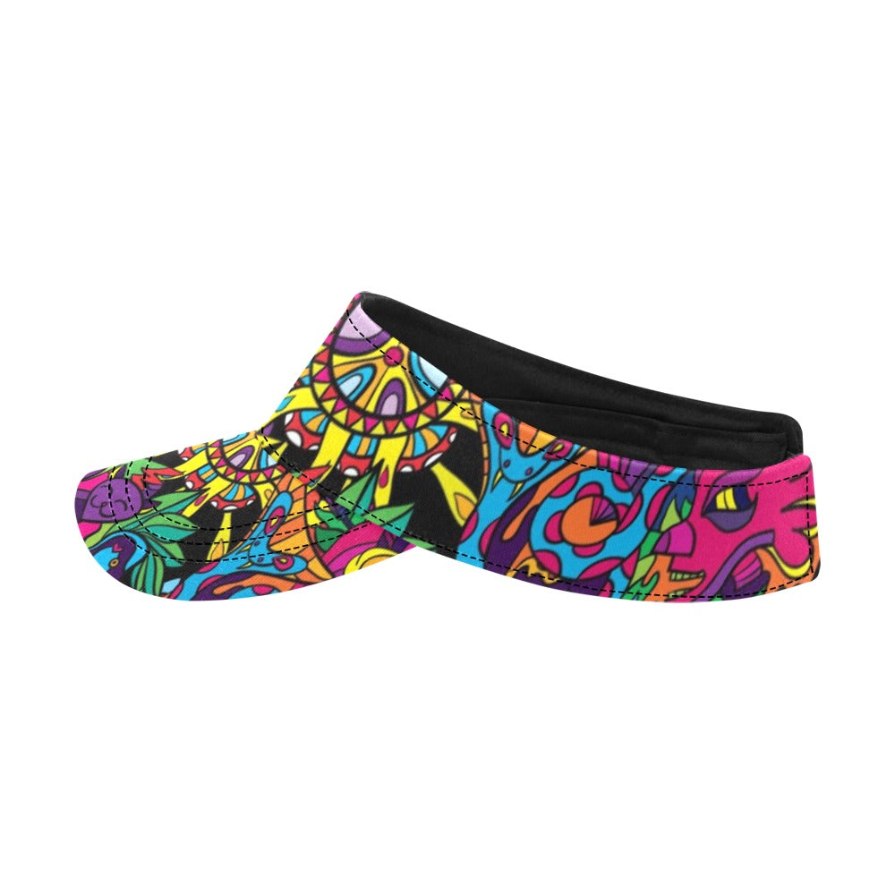 Trippy Print Design LKS304 Unisex Sun Visor