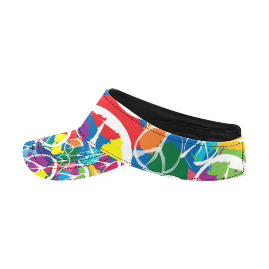 Peace Sign Colorful Pattern Print Design A02 Unisex Sun Visor