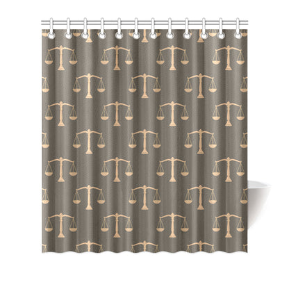 Libra Pattern Print Design 01 Shower Curtain