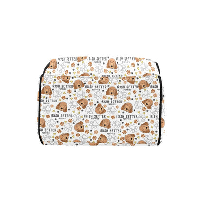Setters Irish Print Design LKS301 Diaper Bag Backpack