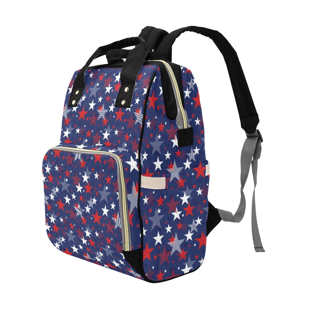 Star Print Design LKS304 Diaper Bag Backpack