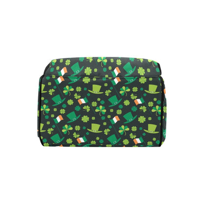 Shamrock Saint Patrick's Day Print Design LKS304 Diaper Bag Backpack