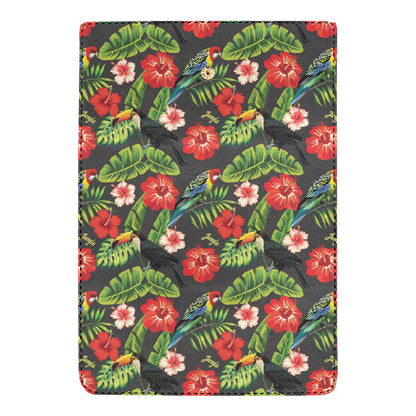 Tropical Flower Pattern Print Design TF04 Women's Trifold Wallet