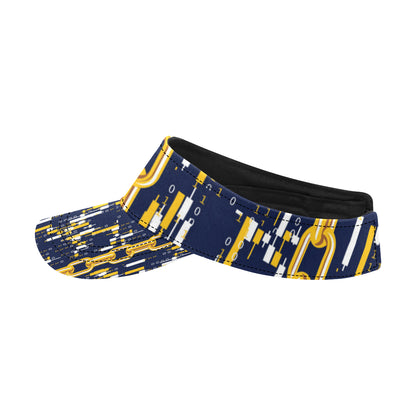 Cryptocurrency Chain Pattern Print Design 03 Unisex Sun Visor