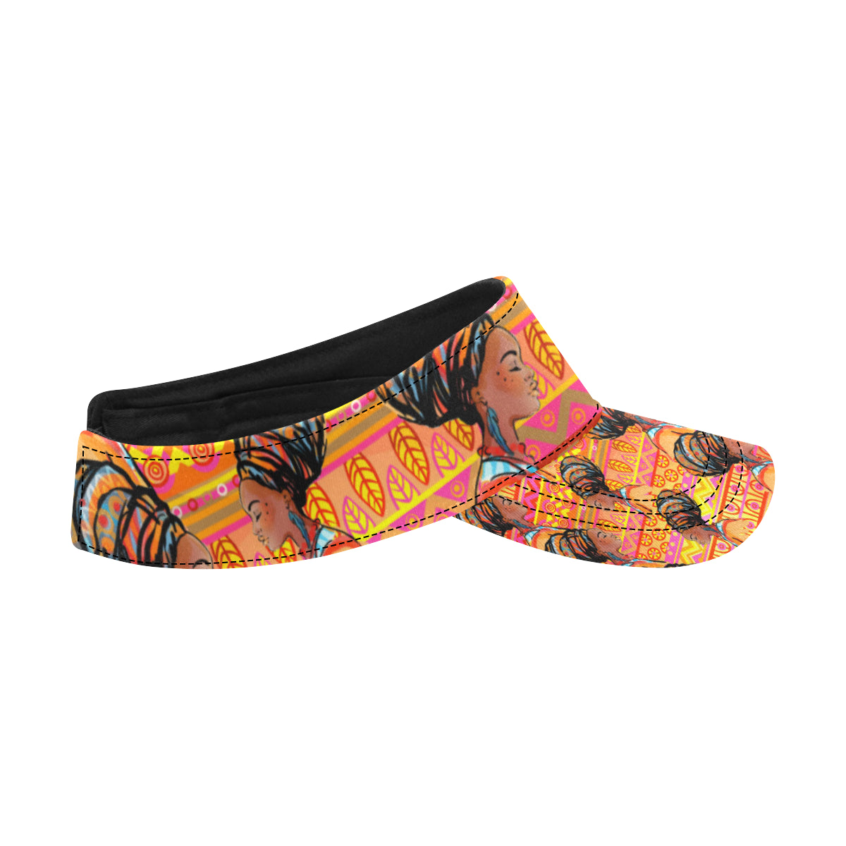 African Girl Aztec Unisex Sun Visor