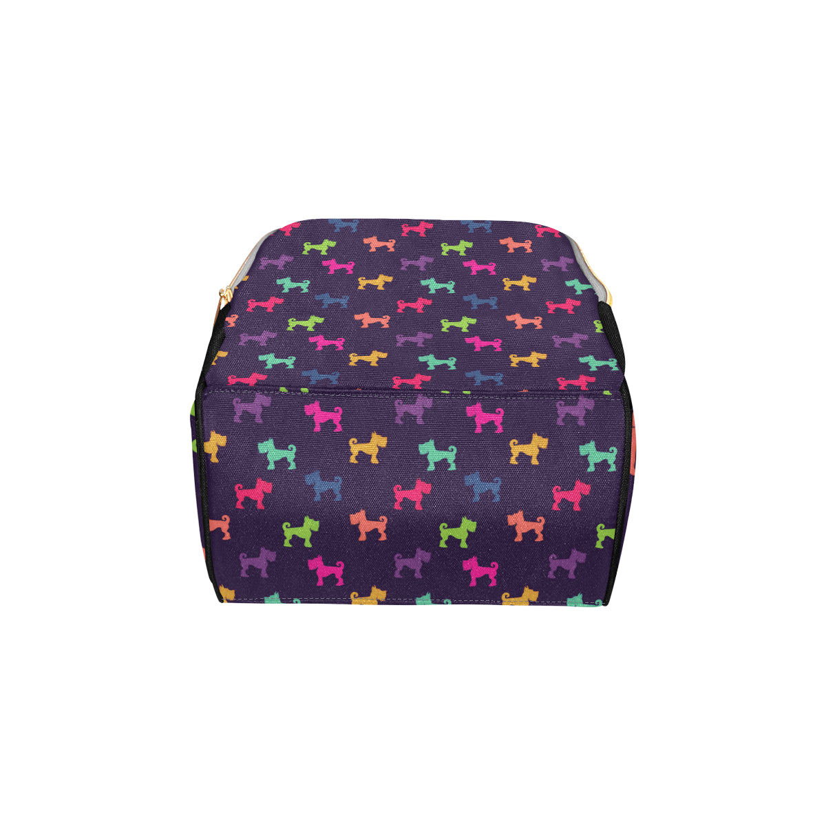 Schnauzers Pattern Print Design A05 Diaper Bag Backpack
