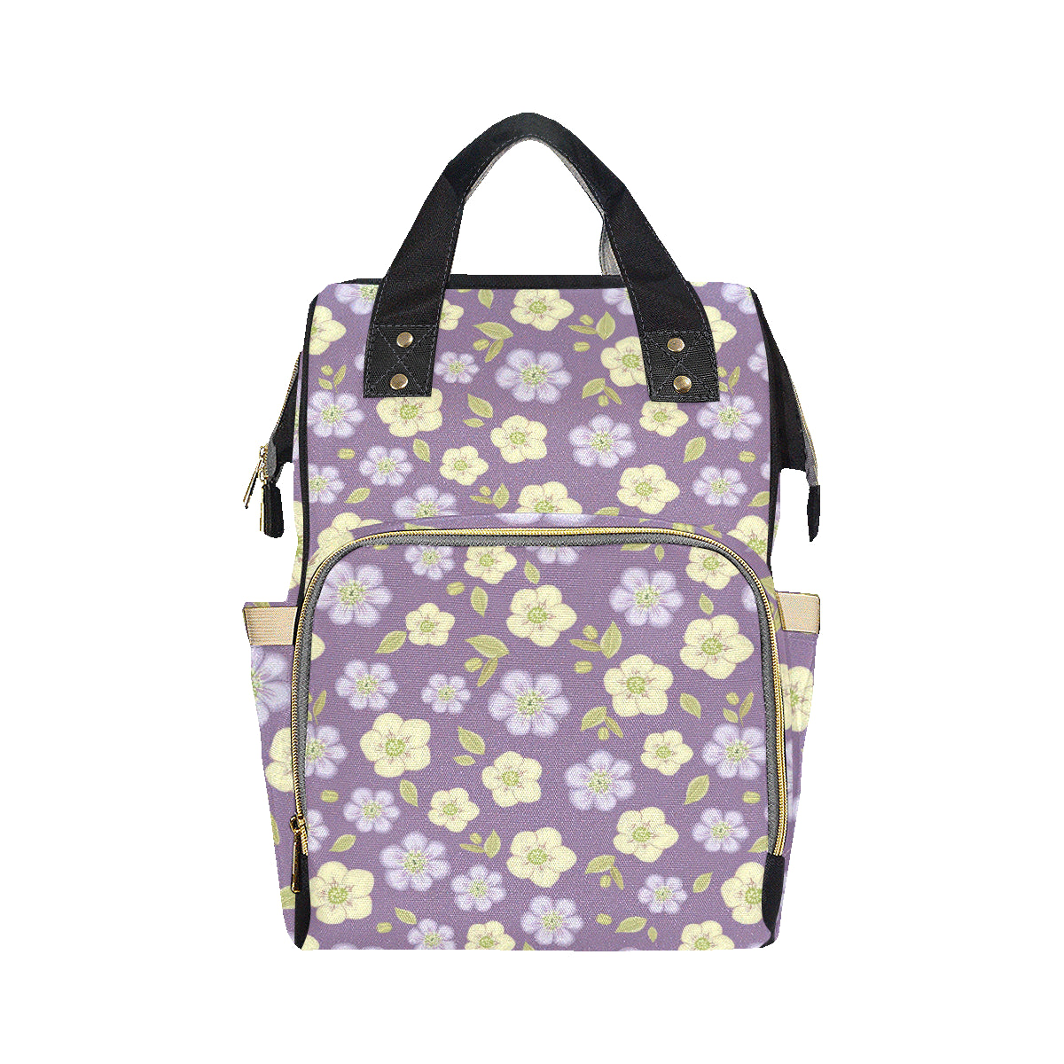 Anemone Pattern Print Design AM013 Diaper Bag Backpack