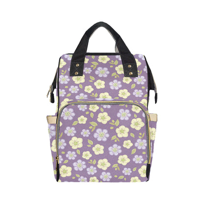Anemone Pattern Print Design AM013 Diaper Bag Backpack