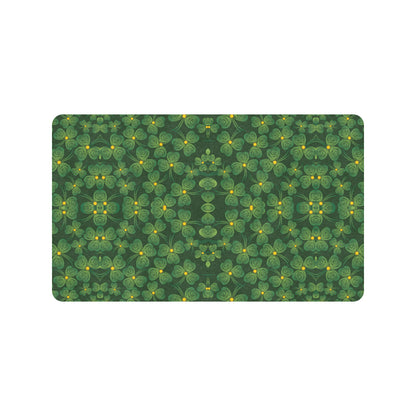 Shamrock Pattern Rubber Doormat