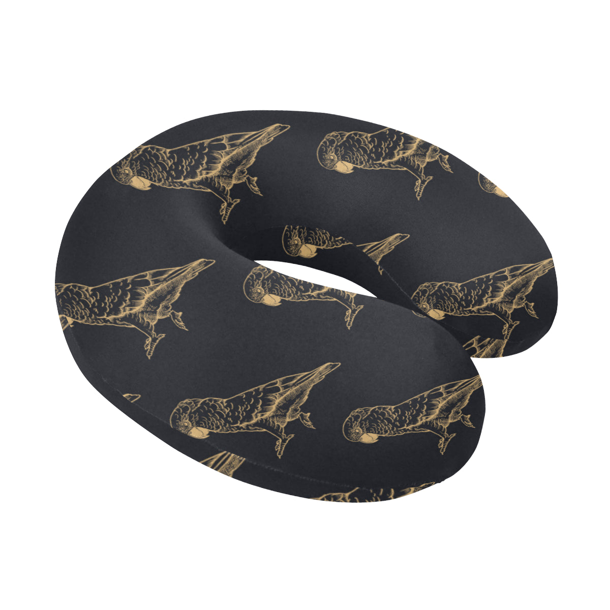 Parakeet Pattern Print Design A04 U-Shaped Travel Neck Pillow