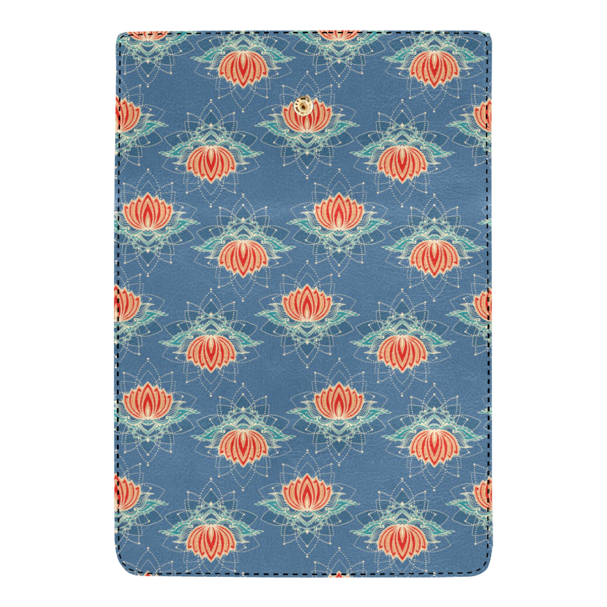 lotus Boho Pattern Print Design LO07 Women's Trifold Wallet