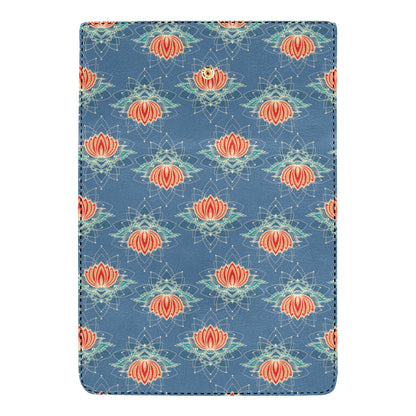 lotus Boho Pattern Print Design LO07 Women's Trifold Wallet
