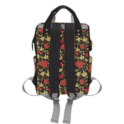 Cranberry Pattern Print Design CB02 Diaper Bag Backpack