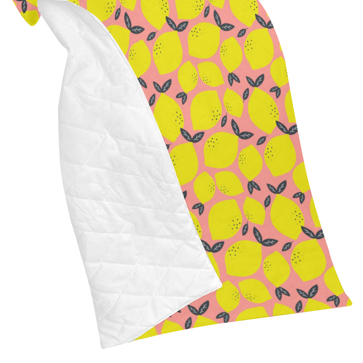 Lemon Pattern Print Design LM03 Premium Quilt