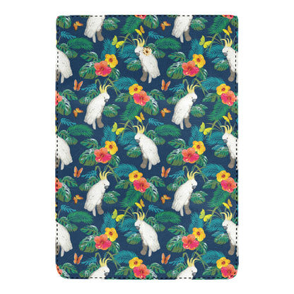 Cockatoo Tropical Pattern Print Design 02 Women's Trifold Wallet
