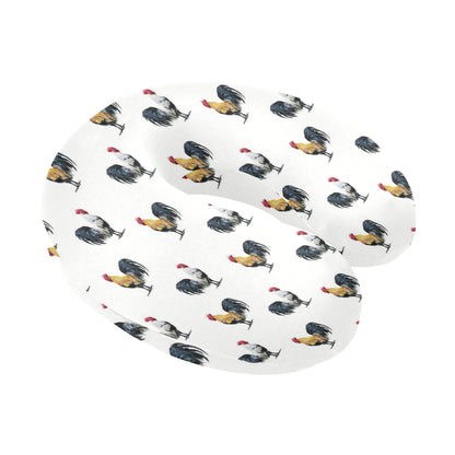 Chicken Pattern Print Design 02 U-Shaped Travel Neck Pillow