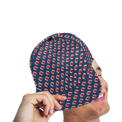 American Football Star Design Pattern Snapback Cap