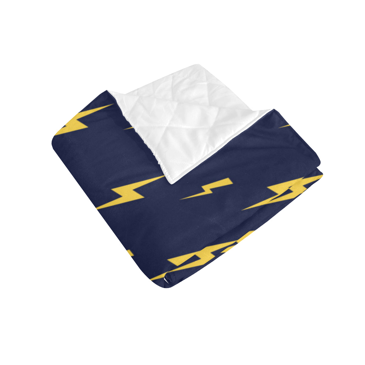 Lightning Thunder Pattern Print Design 03 Premium Quilt