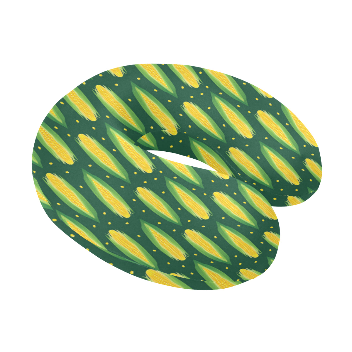 Corn Pattern Print Design 03 U-Shaped Travel Neck Pillow