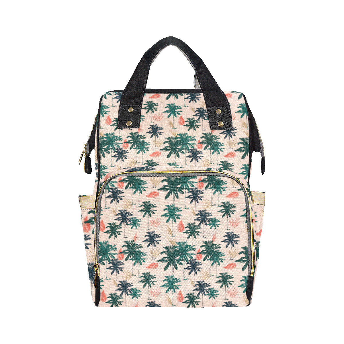 Palm Tree Pattern Print Design PT014 Diaper Bag Backpack