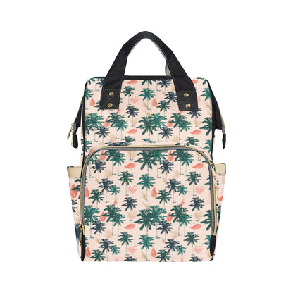 Palm Tree Pattern Print Design PT014 Diaper Bag Backpack