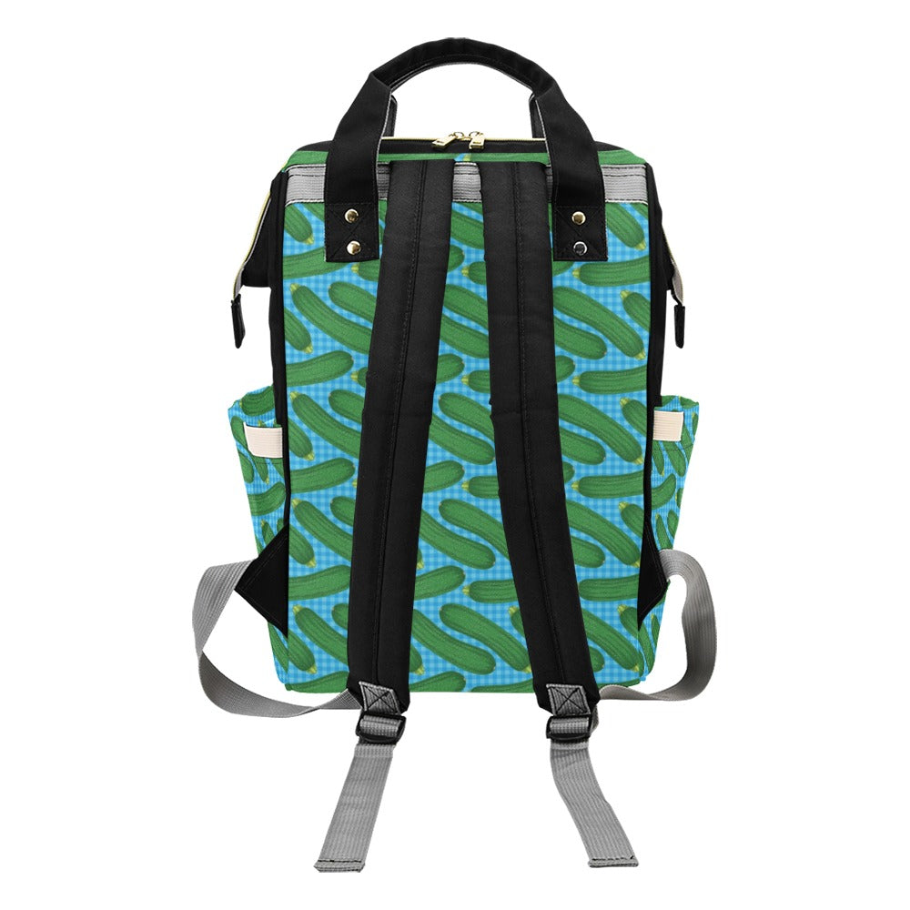 Zucchini Print Design LKS301 Diaper Bag Backpack