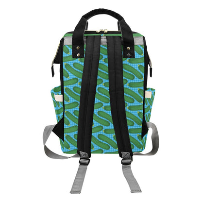 Zucchini Print Design LKS301 Diaper Bag Backpack