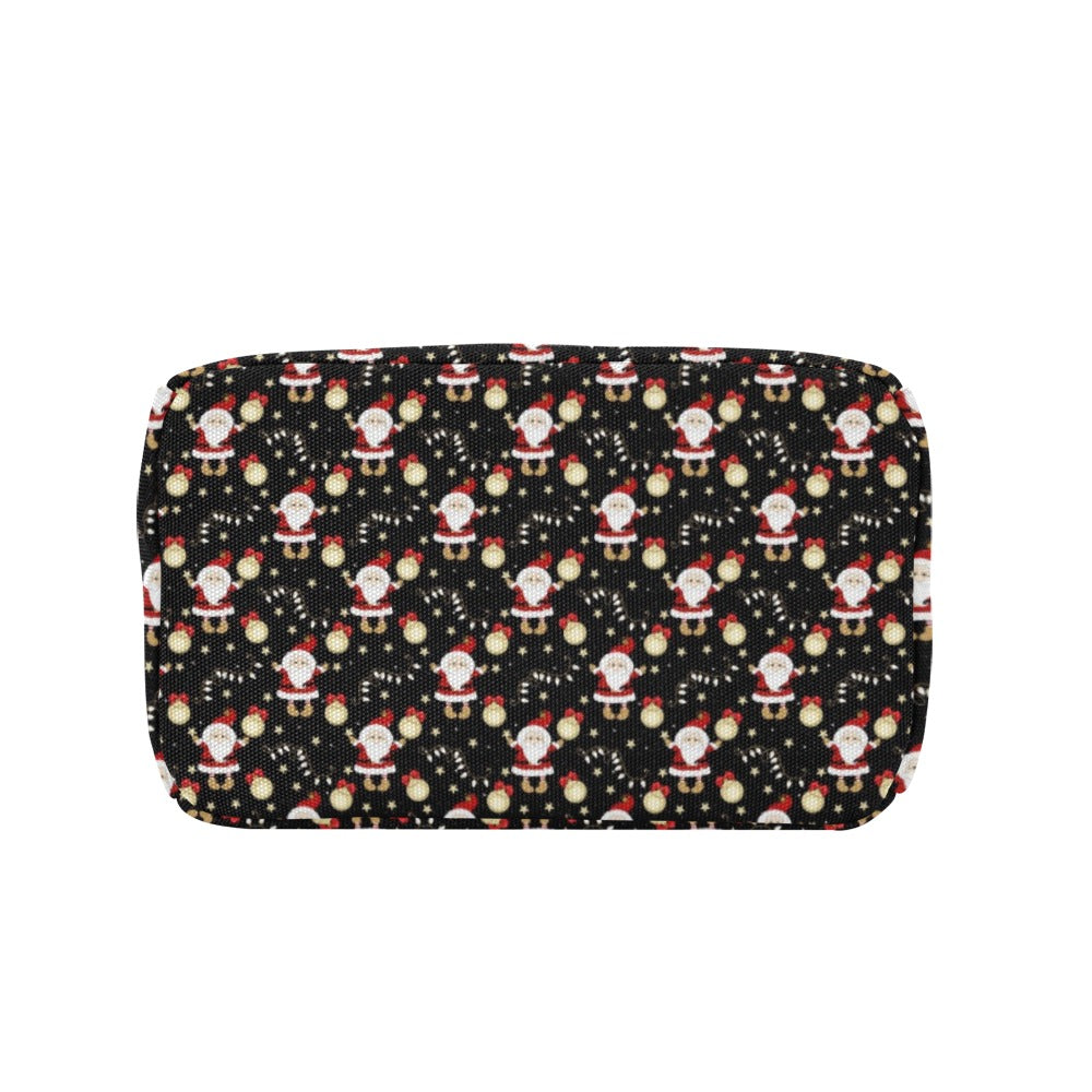 Santa Christmas Themed Print Design LKS307 Insulated Lunch Bag