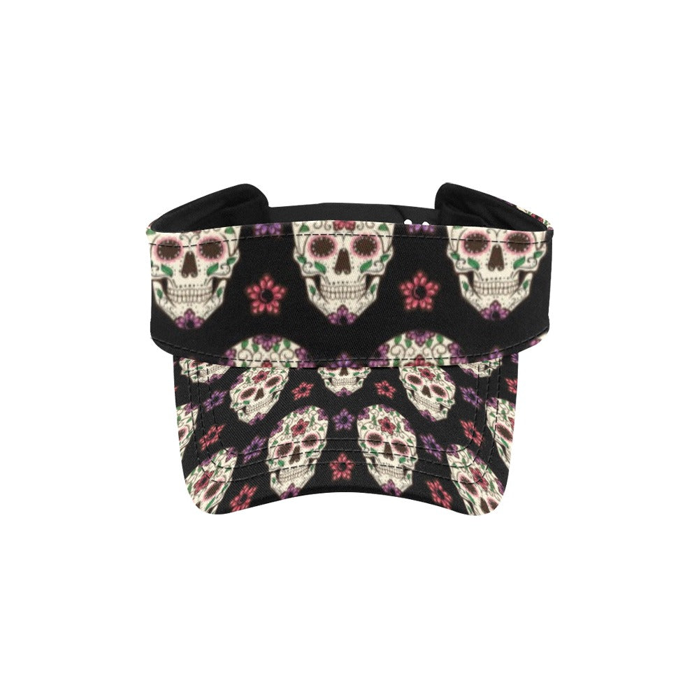Sugar Skull Print Design LKS304 Unisex Sun Visor