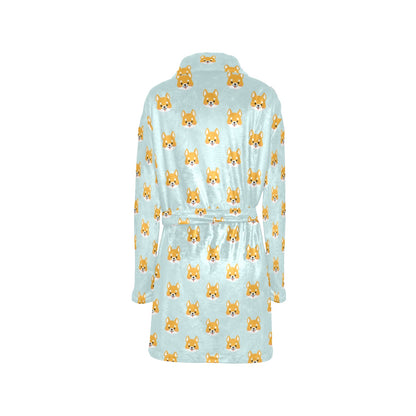 Shiba Inu Print Design LKS301 Women's Fleece Robe