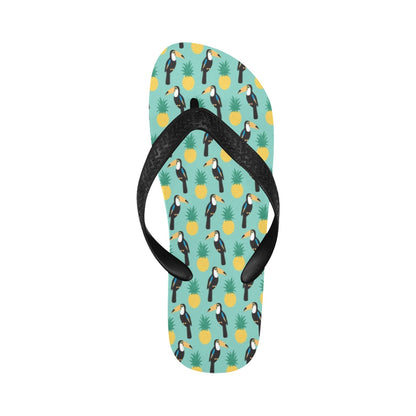 Toucan Print Design LKS301 Flip Flops