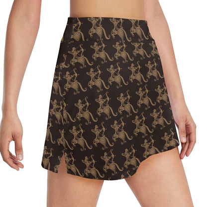 Sagittarius Print Design LKS301 17" Golf & Pickleball Skort with Pockets