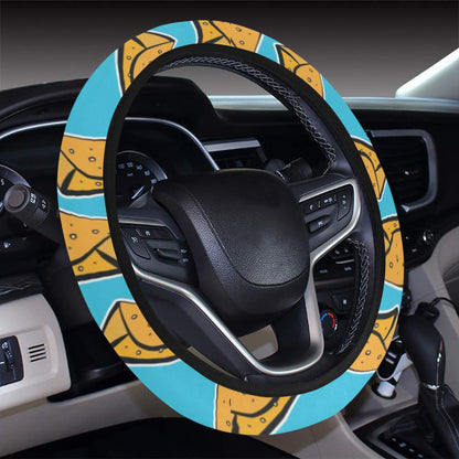 Burrito Print Design LKS301 Steering Wheel Cover with Elastic Edge
